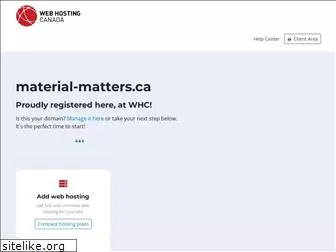 material-matters.ca