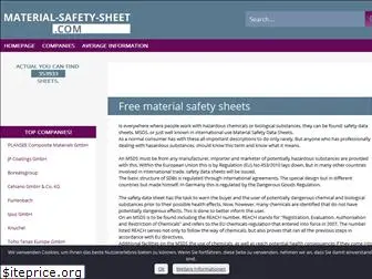 material-safety-sheet.com