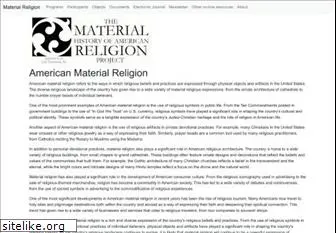 materialreligion.org