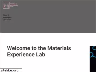 materialsexperiencelab.com
