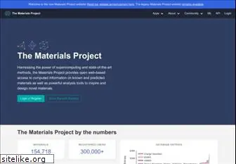 materialsproject.org