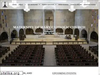 maternityofmarychurch.org