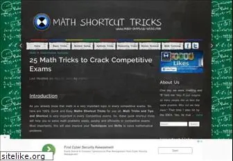 math-shortcut-tricks.com