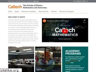 math.caltech.edu