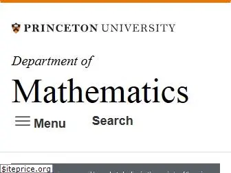 math.princeton.edu