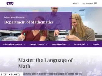 math.tcu.edu