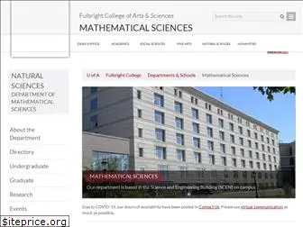 math.uark.edu