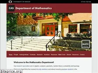 math.uoregon.edu