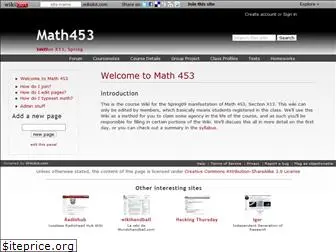 math453spring2009.wikidot.com