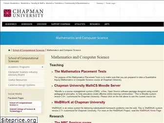 mathcs.chapman.edu