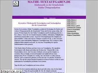 mathe-textaufgaben.de