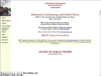 mathematicalanthropology.org