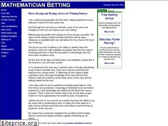 mathematician-betting.co.uk