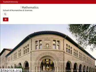 mathematics.stanford.edu
