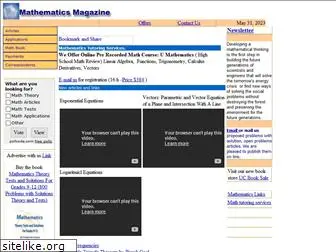 mathematicsmagazine.com