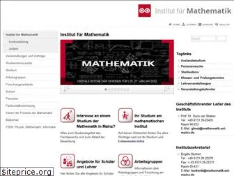 mathematik.uni-mainz.de