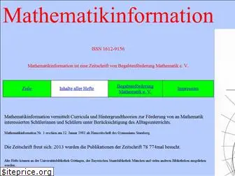 mathematikinformation.info