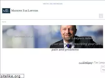 mathewstaxlawyers.com.au