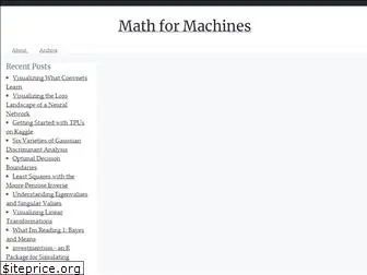 mathformachines.com