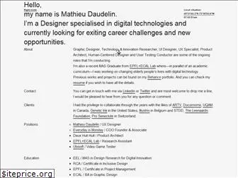 mathieudaudelin.com