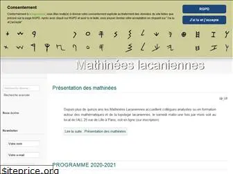 mathinees-lacaniennes.net