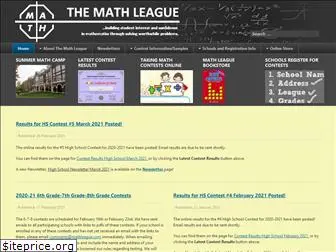 mathleague.com