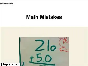 mathmistakes.org
