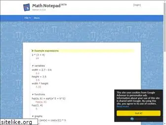 mathnotepad.com