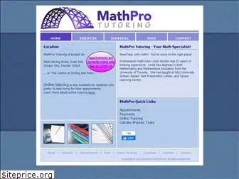 mathprotutoring.com