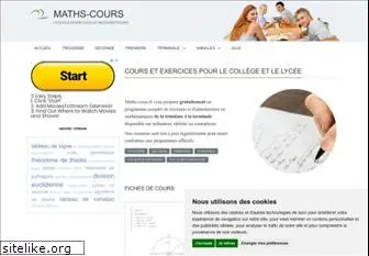 maths-cours.fr