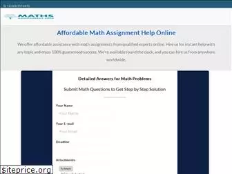 mathsassignmenthelp.com