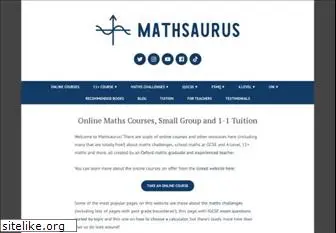 mathsaurus.com