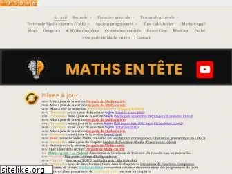 mathsentete.fr