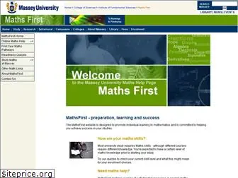 mathsfirst.massey.ac.nz