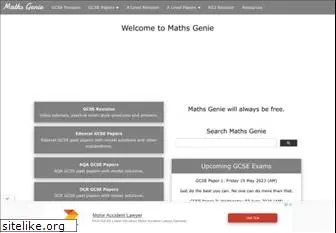 mathsgenie.co.uk