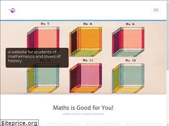 mathsisgoodforyou.com