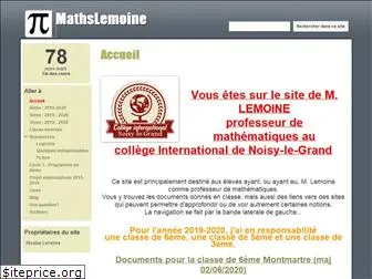 mathslemoine.fr