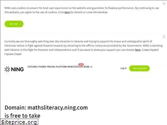 mathsliteracy.ning.com