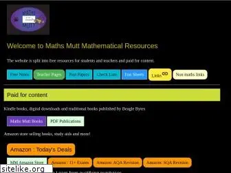 mathsmutt.co.uk