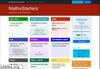 mathsstarters.net