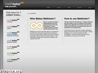 mathtutor.ac.uk