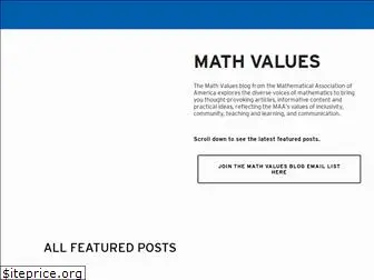 mathvalues.org