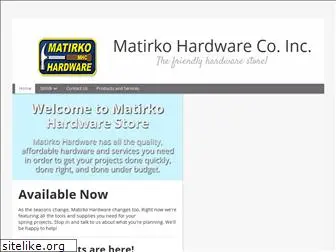 matirkohardware.com
