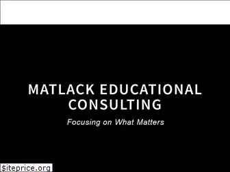 matlackeducationalconsulting.com