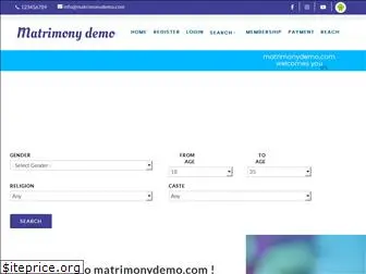 matrimonydemo.com