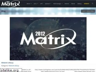 matrix-2012.cz