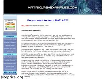 matrixlab-examples.com