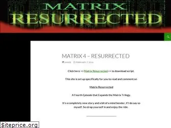 matrixresurrected.com