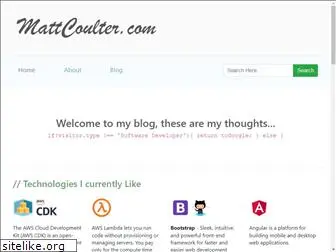 matt-coulter.com