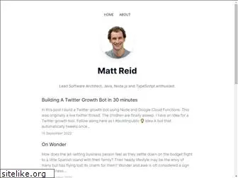 matt-reid.co.uk